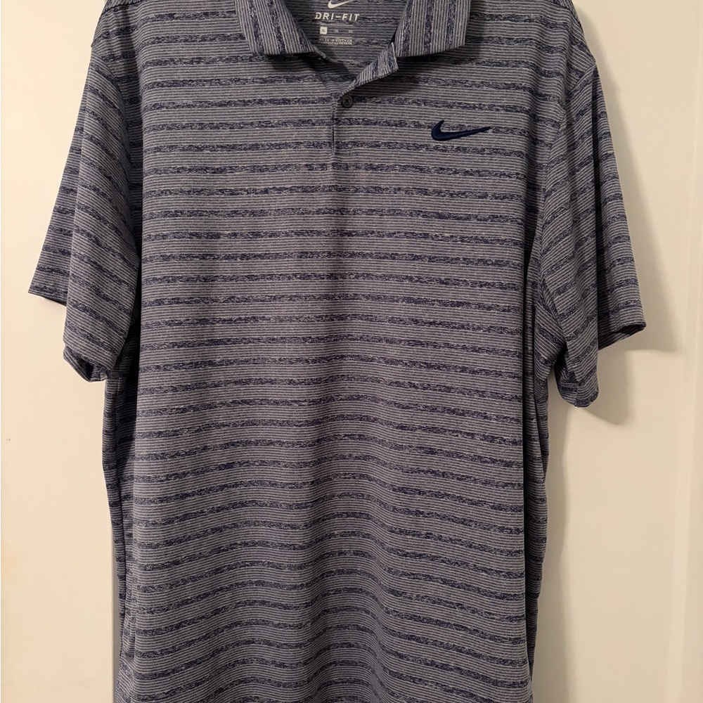 Nike Men's Dri Fit Navy Polo Shirt